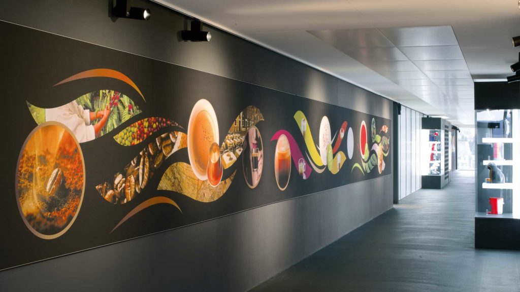 Nestlé Strategic Technology Center STC à Orbe premier Musée Nespresso par l'aAgence Packaging Satellites Design